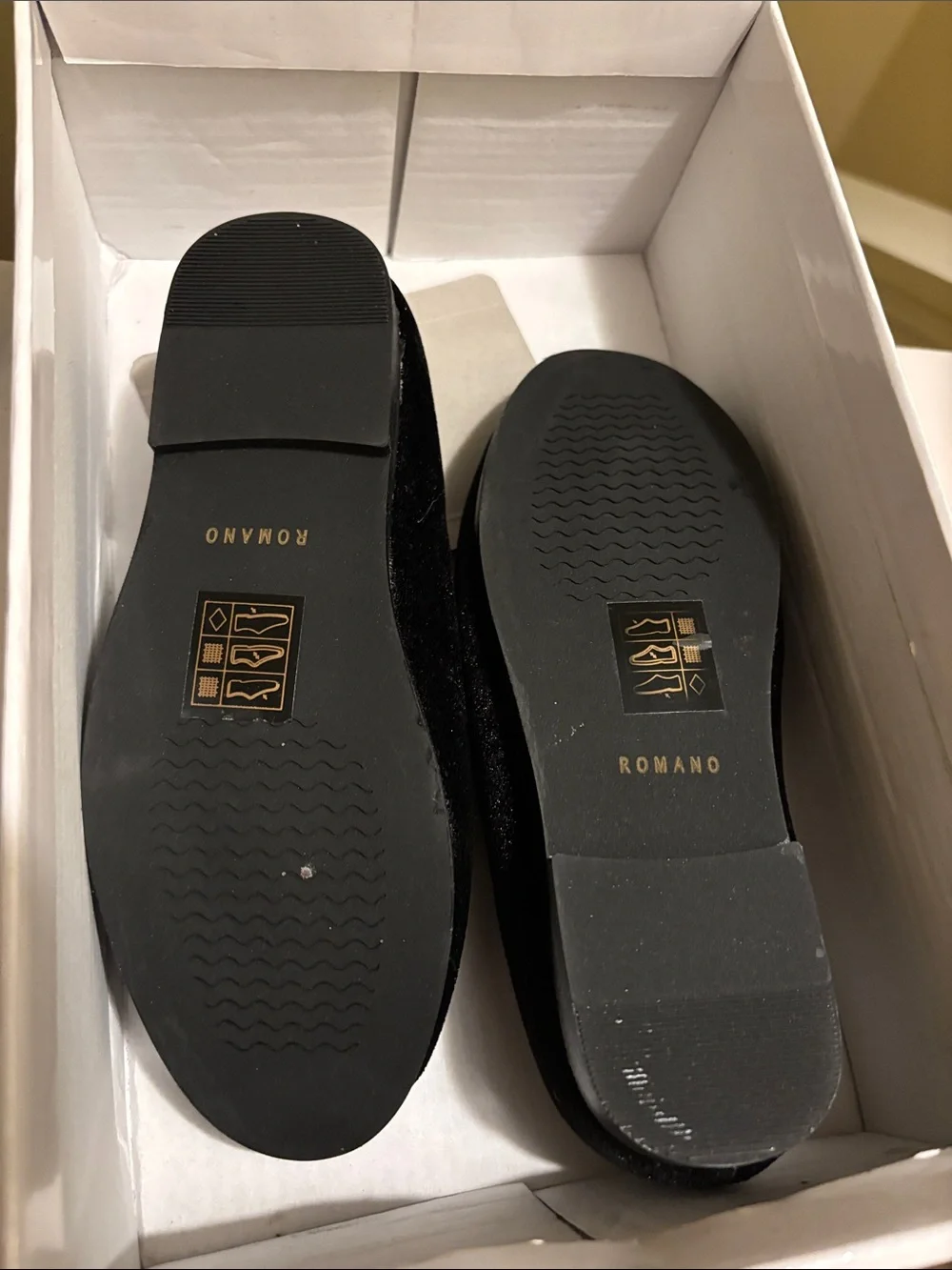 Romano Black Velvet Kids Loafers with Gold Bee Embroidery